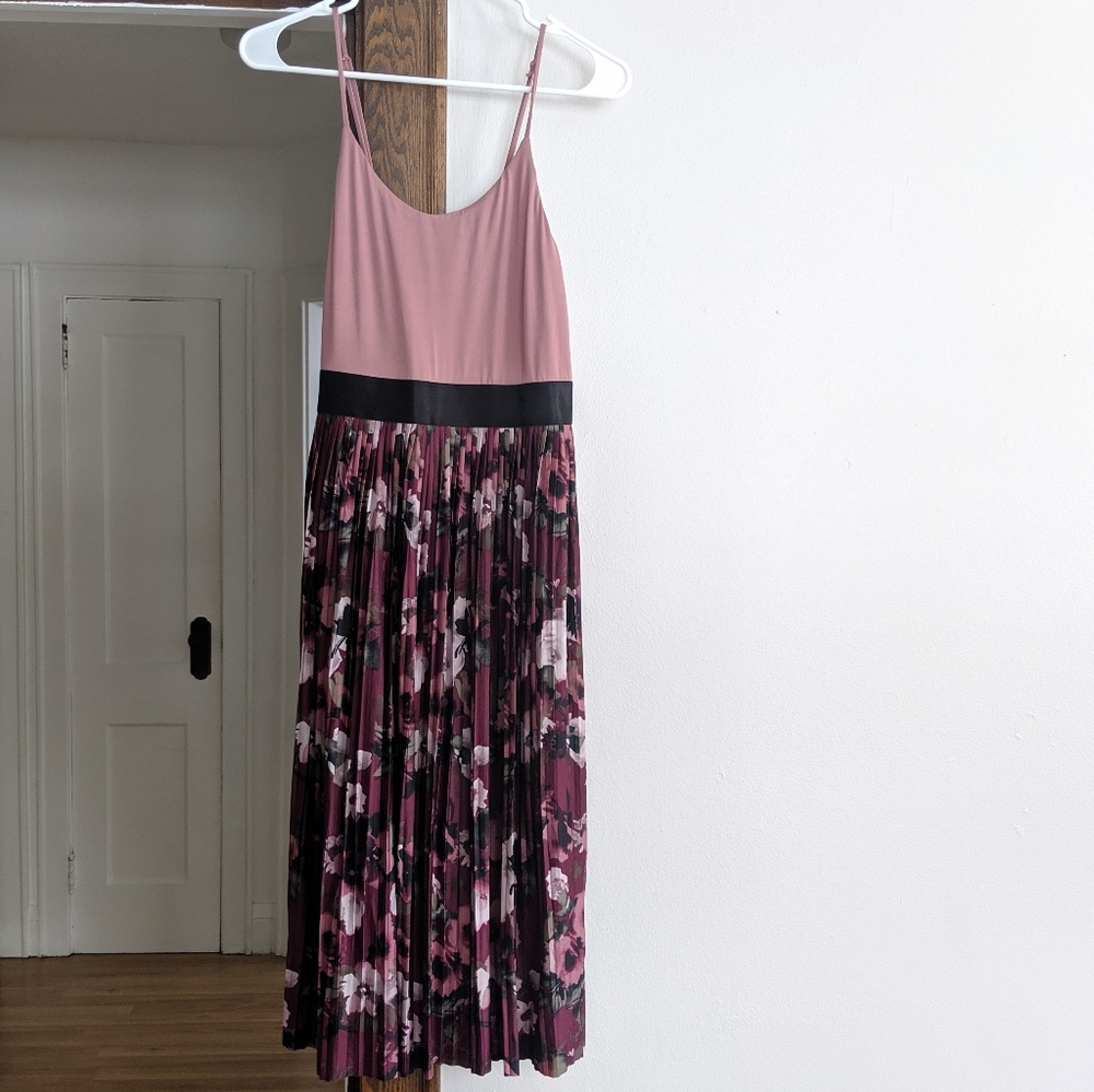 Mauve floral dress